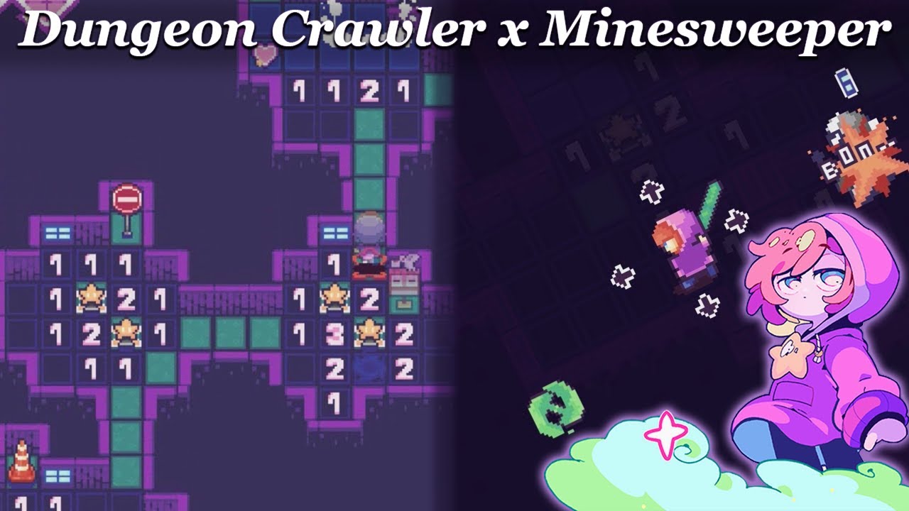 The floor isn’t lava, it’s Minesweeper! With lo-fi music!【 Dreamsweeper 】