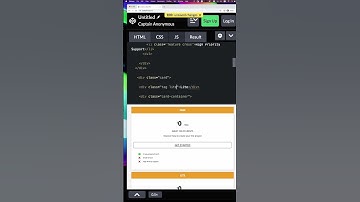 Responsive Pricing Card in 1 minute - #shorts | HTML CSS Frontend