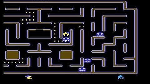 Jr. Pac-Man (Atari 5200) - Levels 1 and 2. Includes a horrible glitch!