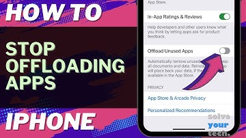 iOS 17: How to Stop Offloading Apps on iPhone