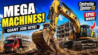 Construction Simulator: MEGA MACHINES! 🚜 Heavy Duty Excavator & Construction Gameplay screenshot 2