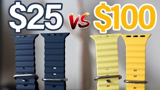 Apple Watch Ultra $20 Ocean Bands on Amazon  Real vs Replica!