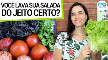 Como lavar os vegetais corretamente?
