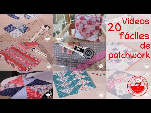 20 tutoriales de patchwork fáciles