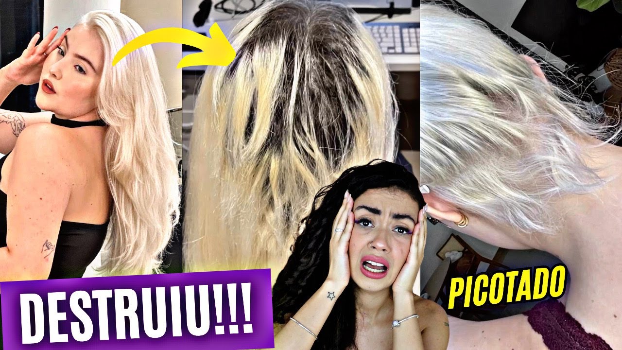 PERDEU O CABELO!! BLOGUEIRA CONHECIDA POR SEU LOIRO GLOBAL TEVE CORTE QUÍMICO! Monique Lindmann