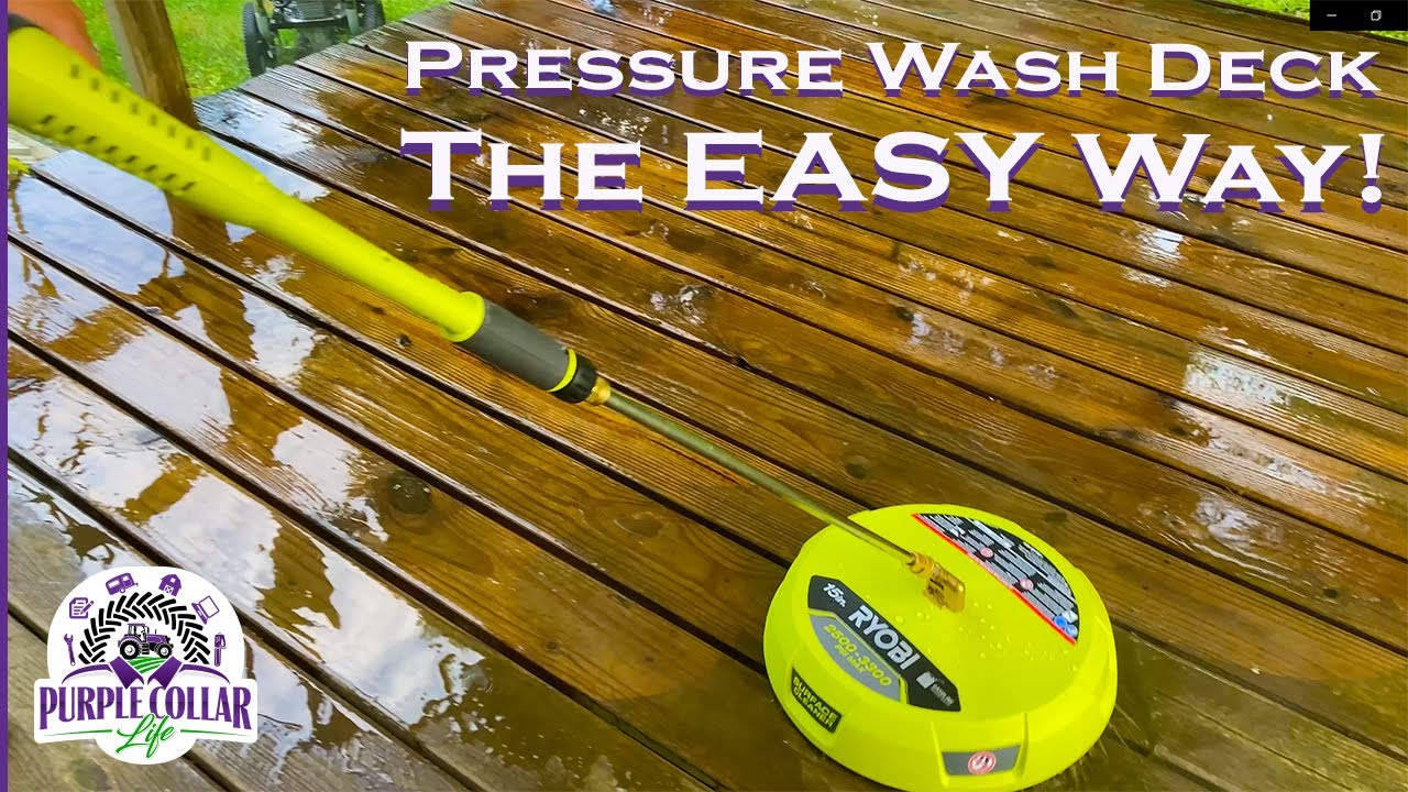 Ryobi pressure washer deck cleaner discount