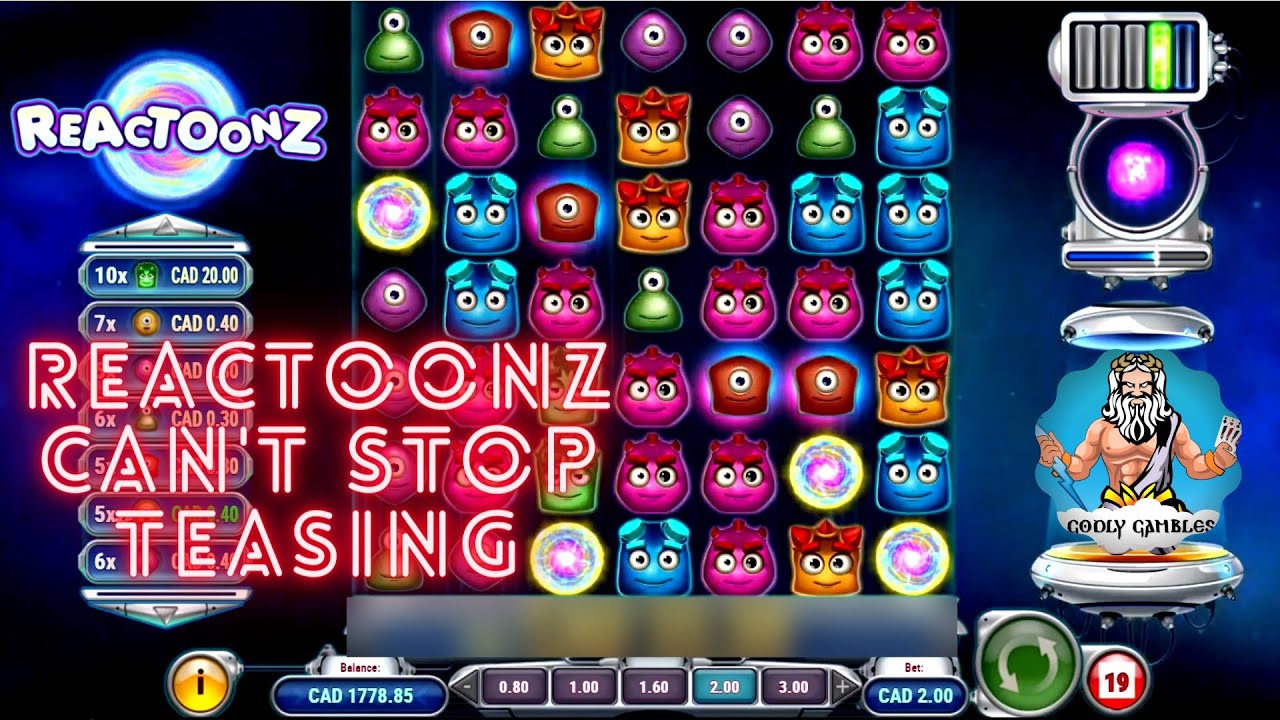 Reactoonz Slot  через Play'n GO 2023 игать в демо Reactoonz бесплатно! RTP 96 51percent