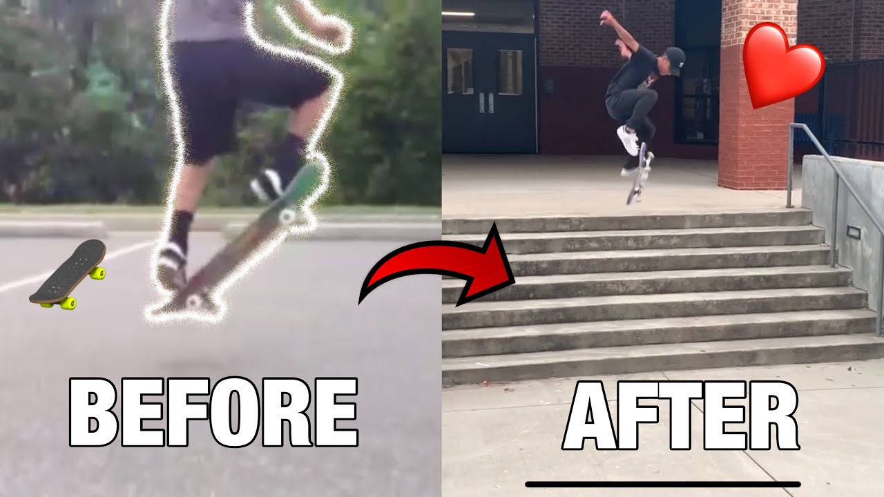 6 YEAR SKATEBOARDING PROGRESSION | How skateboarding changed my life!