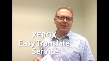 Image Source - Xerox Easy Translator Service
