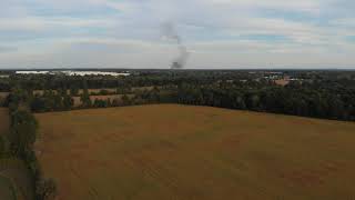 DJI Mavic Air 4K Footage Of A Fire In The Distance