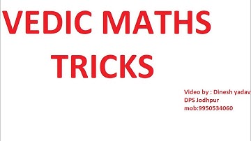 Vedic Maths  video