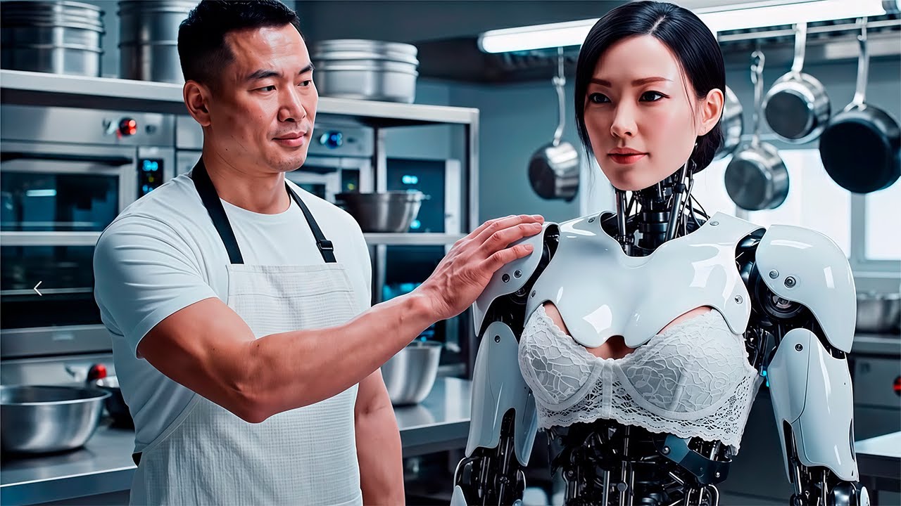 A Humanoid Robot Girl Interned at a Chinese Restaurant — And What Followed Shocked the Staff