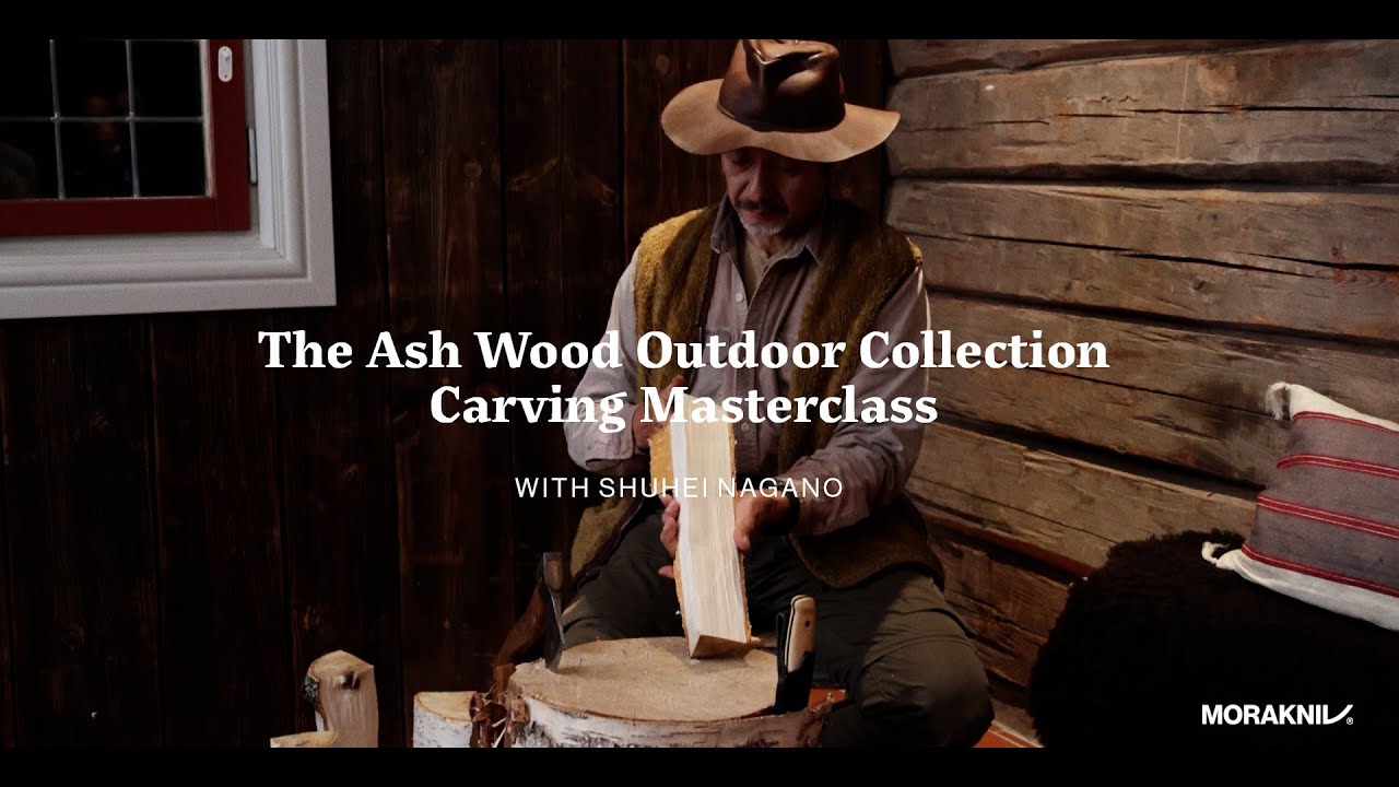 Morakniv The Ash Wood Outdoor Collection Carving Masterclass with Shuhei Nagano