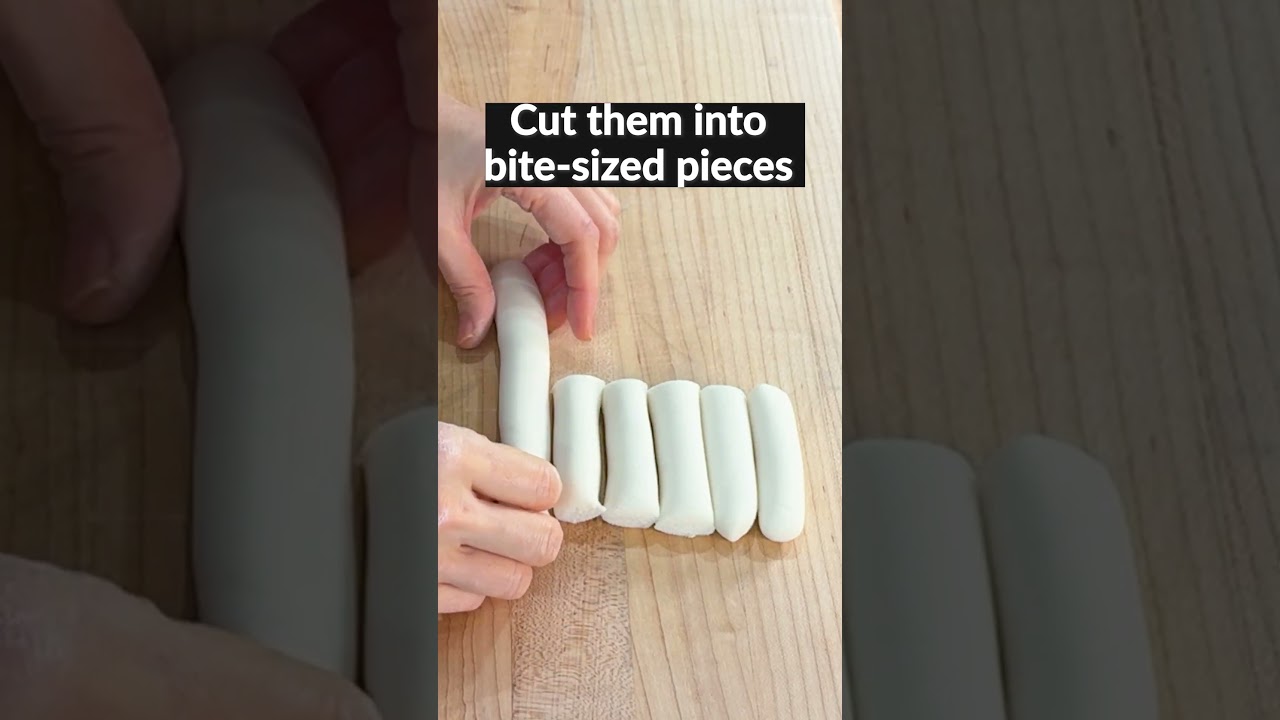 Making Korean Tteokbokki from Scratch!! [Part 1]😋😊#Shorts