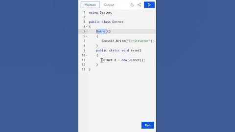 Constructor in C# - kaashiv review - internship in chennai #kaashivinfotech #kaashivinfotechreviews
