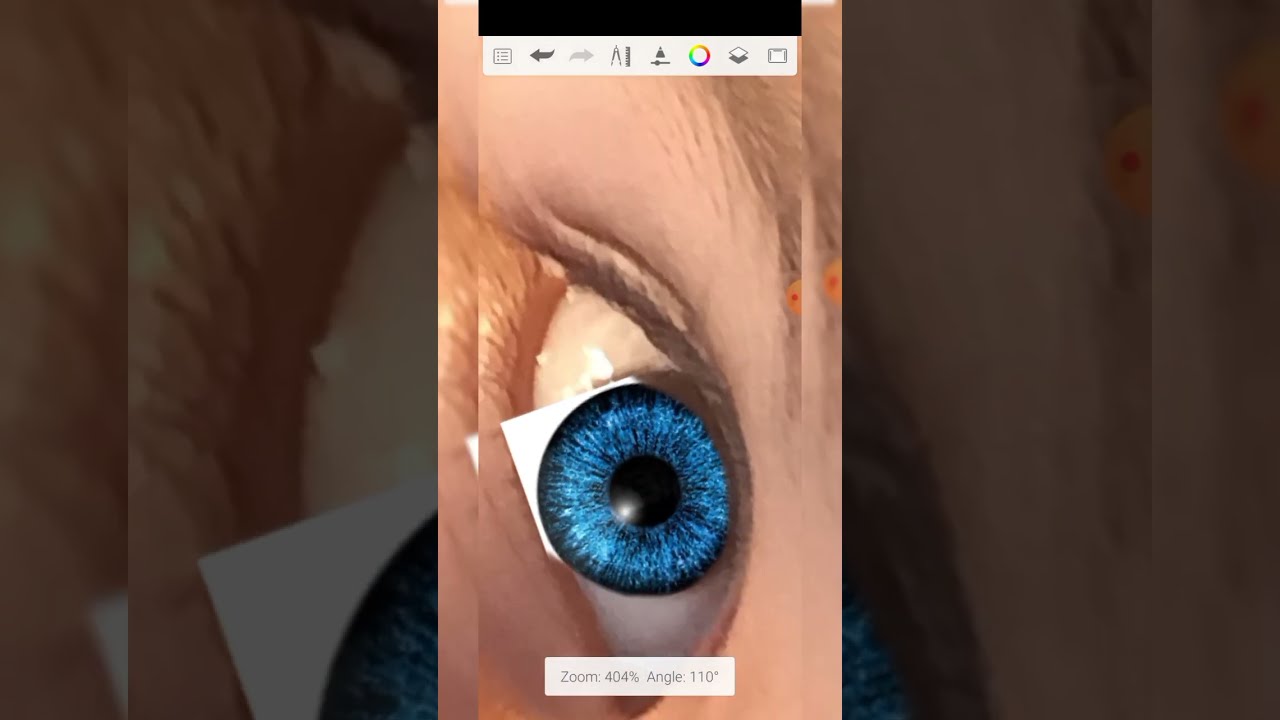 Eye lens change 😧 in | Autodesk sketchbook 🔥 