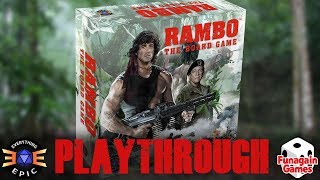 Rambo: The Board Game - Playthrough