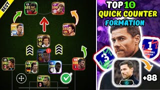 Top 10 Best Custom Formation Quick Counter For Xabi Alonso 😎🔥