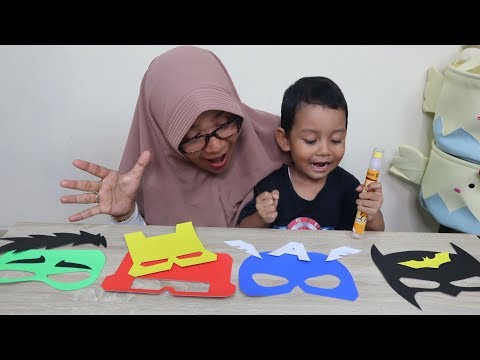 Video: Cara Membuat Topeng Superhero Dengan Pantas