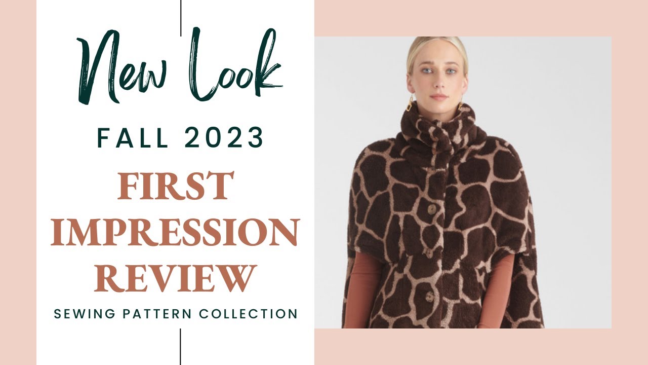 Review NEW LOOK Sewing Patterns FALL 2023 Collection YouTube
