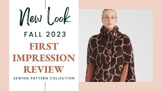 Review: NEW LOOK Sewing Patterns FALL 2023 Collection