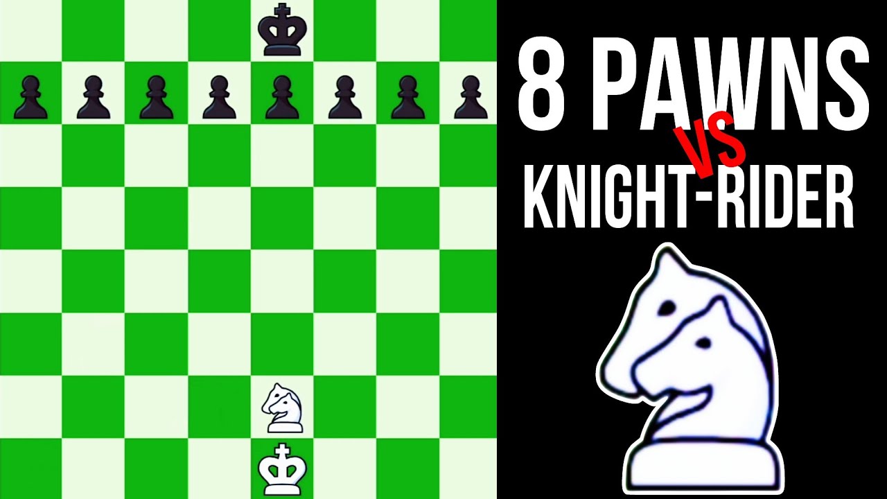 Knight Rider Chess When KNIGHT-RIDER is Controlling the Board || Fairy Chess - YouTube