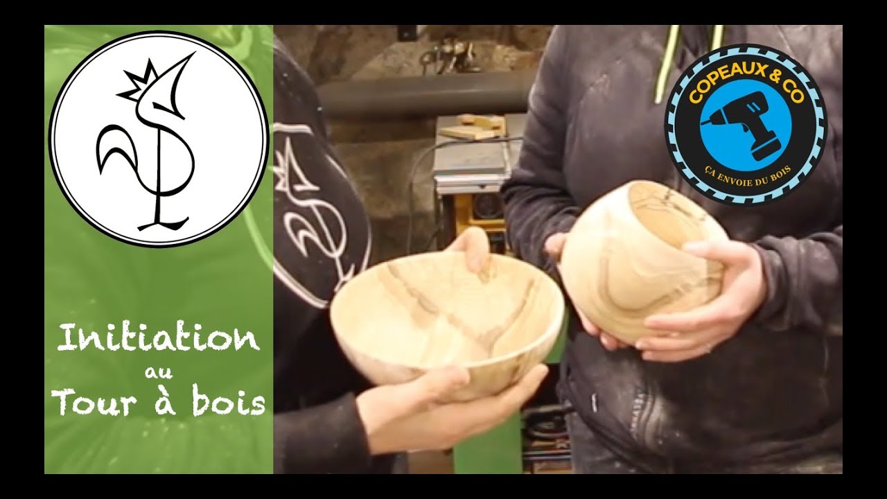 Initiation au tournage avec Mariette de la chaine Copeaux & Co