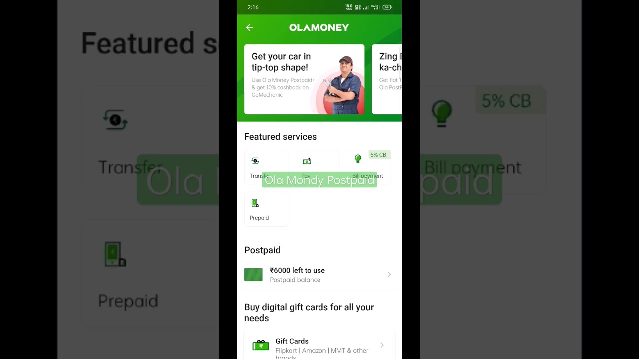 Ola Money Postpaid | 10% cashback with offers 🔥🔥🔥