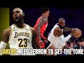LEBRON MUST SET TONE FOR LAKERS IN GAME 6