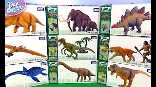 Takara Tomy Dinosaurs Collection  Brachiosaurus, Elasmosaurus, Tyrannosaurus Rex, Woolly Mammoth