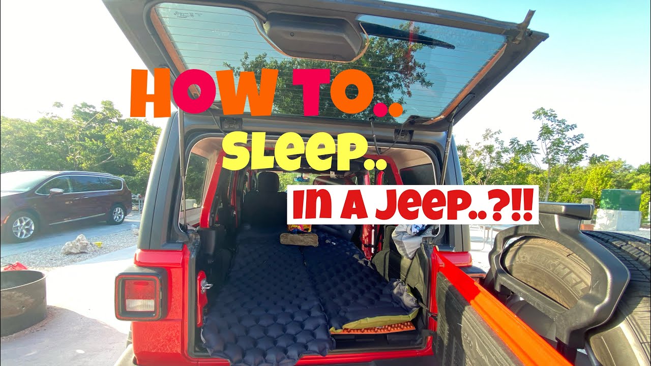 Camping in KeyWest, How to Sleep in a Jeep Wrangler camping 