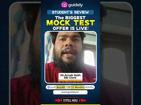 Guidely GOAT Repeater Batch Feedback | Mr. Arnab Cracked SBI Clerk