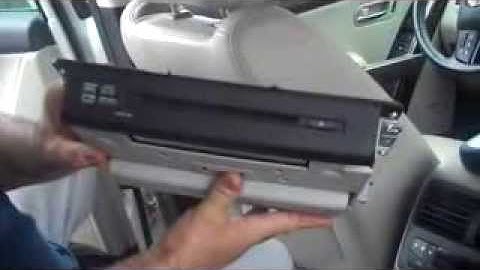 Mazda CX 9 DVD and Video Monitor Removal 2007 - 2012 = Car Stereo HELP