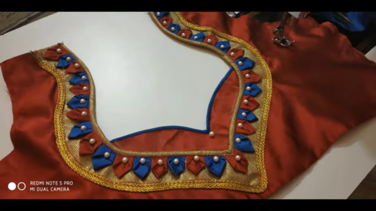 Blouse Designs Back Neck Cutting and Stitching - YouTube