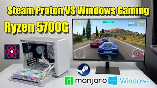 Steam Proton против Windows Ryzen 5700G Gaming