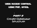 Part 02 Creating Database Structure