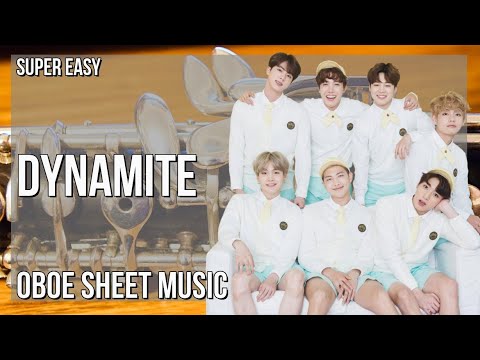 SUPER EASY Oboe Sheet Music: How to play Dynamite by BTS