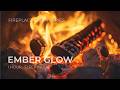 Fireplace Sleep Music 🔥 Cozy Night Ambience | EMBER GLOW | 1 Hour Deep Sleep