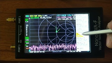 NanoVNA-F with latest Firmware V1.0.1 Touchscreen Accuracy Test.