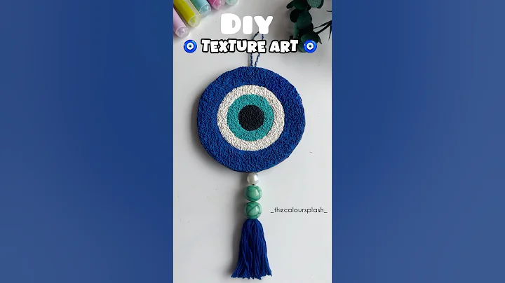 EVIL EYE 🧿 TISSUE ART| #diy #tissueart #craft #ytshorts #viralshorts #artandcraft #evileye #hanging