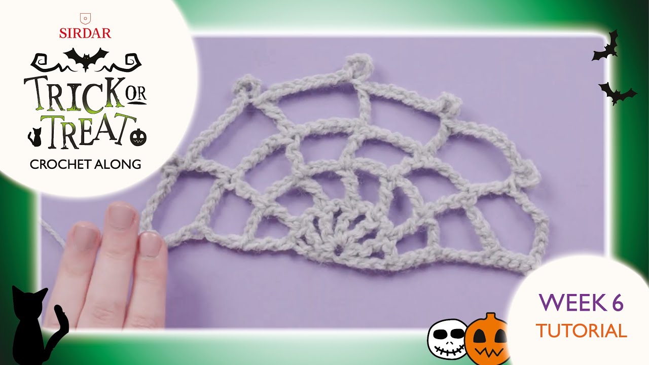 Sirdar Trick Or Treat Halloween Blanket Crochet Along: Week 6 - Cute & Creepy Borders