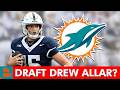 Miami Dolphins DRAFTING Drew Allar On Day 3? Dolphins Draft Rumors via ESPN