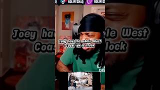 Joey Bada$$_Crash Dummy🔥Nolifeshaq reaction 🐐 #nolifeshaq #joeybada #reaction #rap #fyp #hiphop