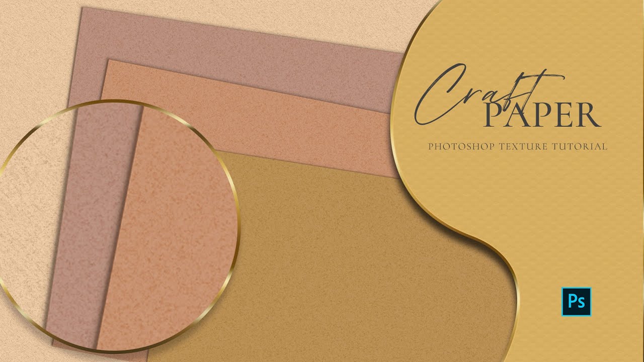 PAPER TEXTURE PHOTOSHOP | Craft Paper Crepe \u0026 Construction Paper