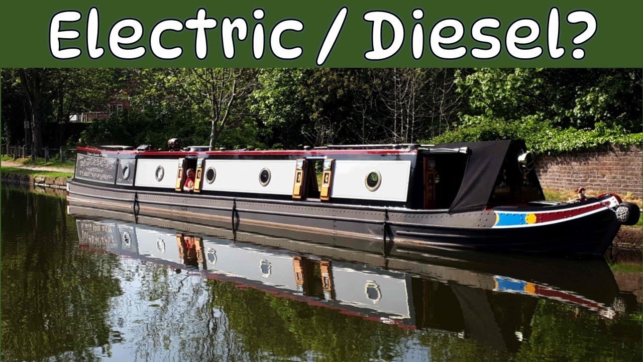 Our Narrowboat Travels 2023 252 The Fuel boat of the future plus