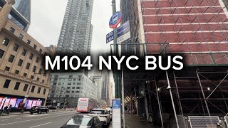 M104 NYC Bus  #9442 - 3/8/2026
