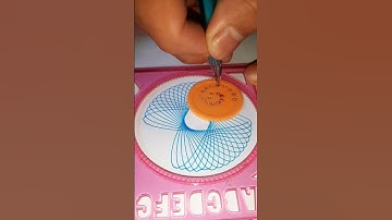 how many rotation did the pen make in total ? #spirograph #satisfying #shorts