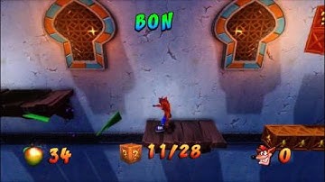 Crash Bandicoot 3 Warped N. Sane Trilogy - Flaming Passion Bonus Level 100% All Crates