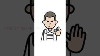 How to draw Stranger Things Cartoon Eleven | Little Champs Art