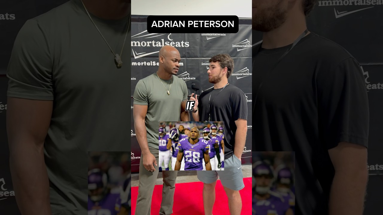 Vikings legend Adrian Peterson gas station go to 